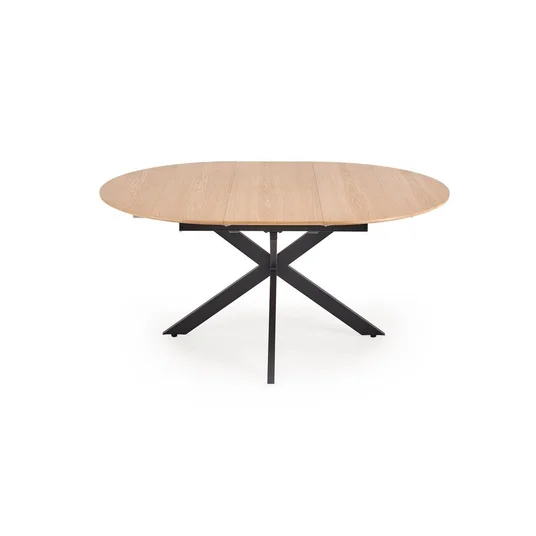 Söögilaud Acord, 120-200 x 75 cm, tamm/must
