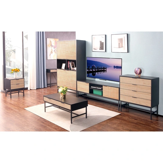 Side table / night stand HELVE 48x40xH60cm, melamine