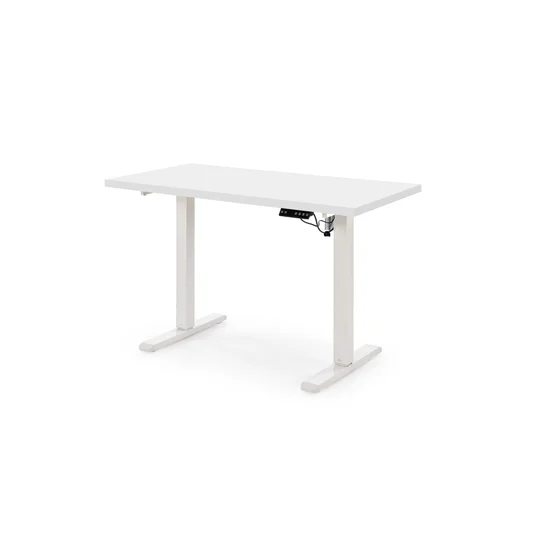 B/54 desk with adjustable height, top - white, frame - white