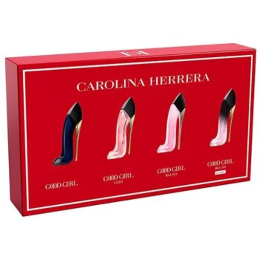 Rinkinys moterims Carolina Herrera Good Girl Mini EDP 4 x 7 ml