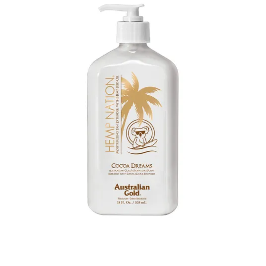 Australian Gold Hemp Nation Cocoa Dreams moisturizer tan extend, 535 ml