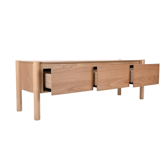 TV cabinet GARDENIA 153x43xH50,5cm, oak