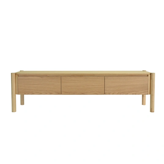 TV cabinet GARDENIA 183x43xH50,5cm, oak