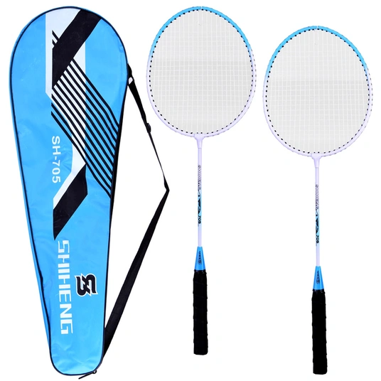 Rackets Badminton rackets + case Set blue or pink SP0826