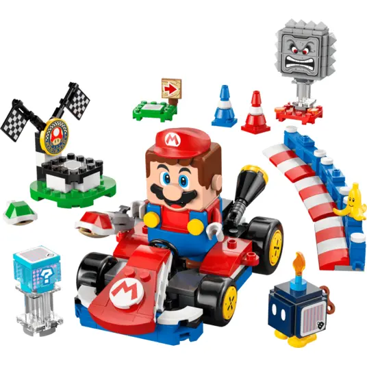 LEGO® 72043 Super Mario™ Mario Kart™ – interaktiivne LEGO® Mario™ ja Standard Kart