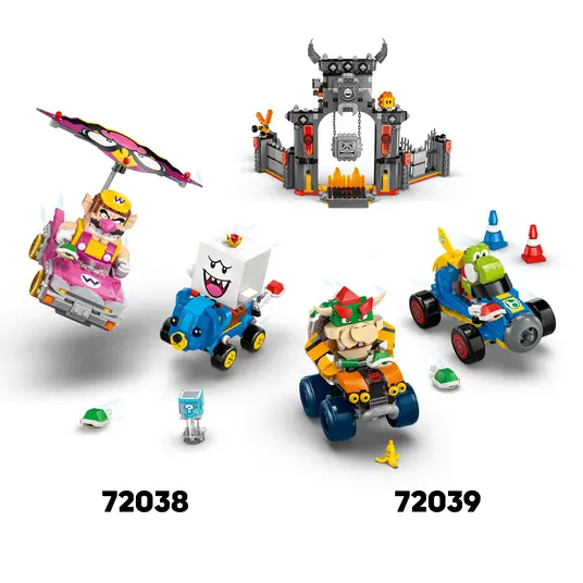LEGO® 72043 Super Mario™ Mario Kart™ – interaktiivne LEGO® Mario™ ja Standard Kart