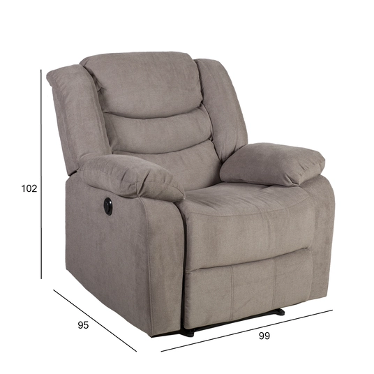 Tugitool CYRUS elektriline recliner 99x95xH102cm, hall
