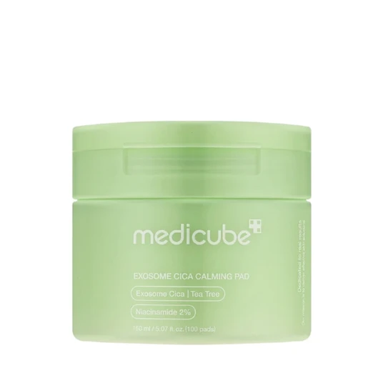 Medicube - Soothing and hydrating toning pads for sensitive and problematic skin Exosome Cica (Calming Pad) 100 pcs