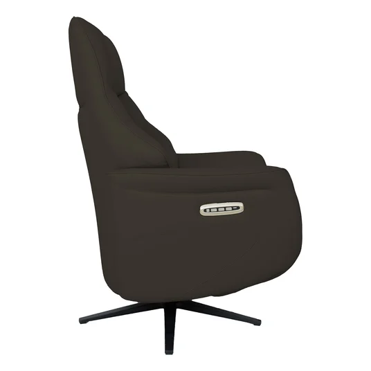 Tugitool DAYANA elektriline recliner 74x84xH115cm, pruun nahk