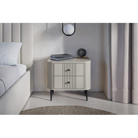 2 x VESPER SZAFKA NOCNA 56 2SZ kašmyras mdf kašmyras juodoji oda
