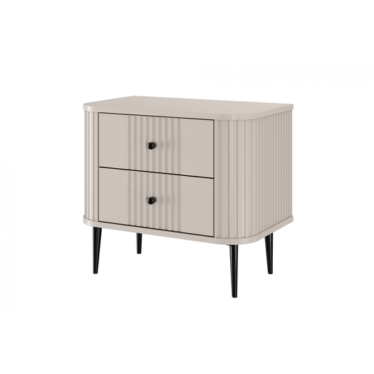 2 x VESPER SZAFKA NOCNA 56 2SZ kašmyras mdf kašmyras juodoji oda