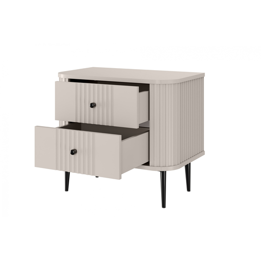 2 x VESPER SZAFKA NOCNA 56 2SZ kašmyras mdf kašmyras juodoji oda