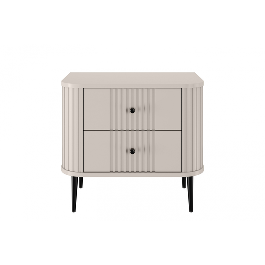 2 x VESPER SZAFKA NOCNA 56 2SZ kašmyras mdf kašmyras juodoji oda