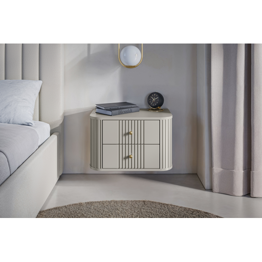 2 x VESPER öökapp 56 2SZ cashmere mdf cashmere kuldsed hoidjad ripatsid