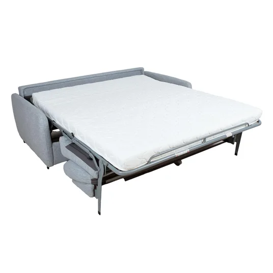 Diivanvoodi BRANDON 3-kohaline 203x97xH91cm, sinakashall melange