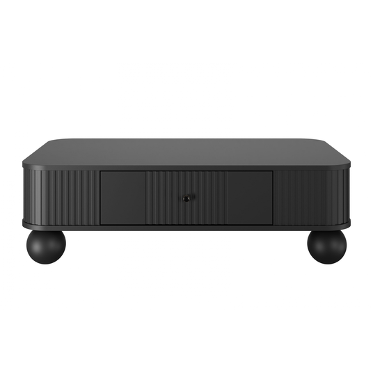 Coffee Table Vesper - Black / Black Handles