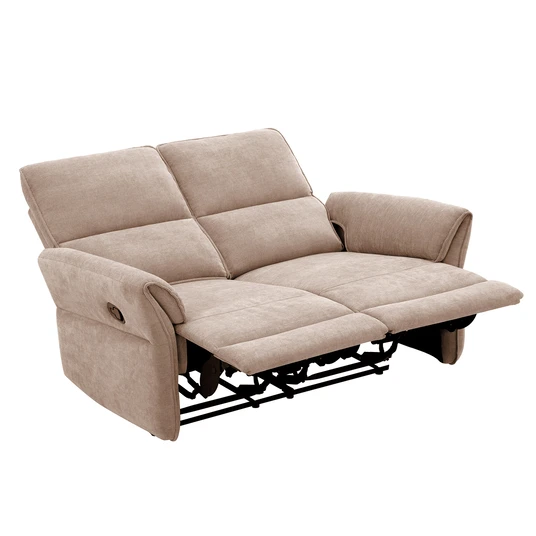 Diivan DAMIKA 2-kohaline elektriline recliner 143x92xH103cm, helepruun