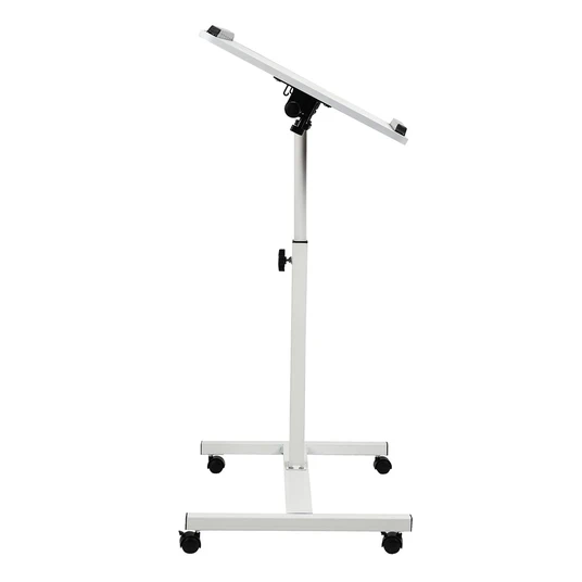 Maclean mobiilne laua-/laptopstatiiv, valge, reguleeritav kõrgus 59-89 cm, max. 30 kg , MC-121 W