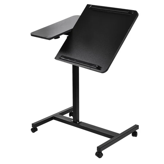 Maclean mobiilne laua- ja sülearvutialus, must, reguleeritav kõrgus 59-89 cm, max. 30 kg , MC-121 B