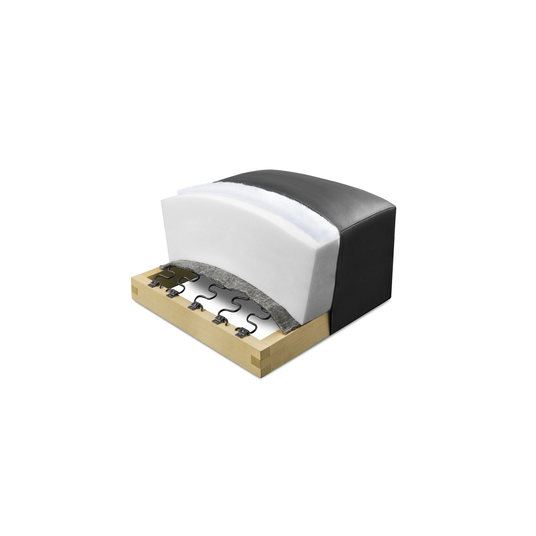 Corner Nicole L With Sleeping Area / Hevia 207.17 / Black Legs / Left Side