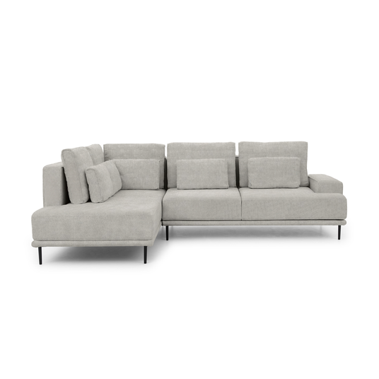 Corner Nicole L With Sleeping Area / Hevia 207.17 / Black Legs / Left Side