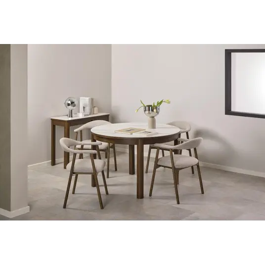 Southampton extension leaf, Extension oak veneer smoke, 50x120x2.5 cm