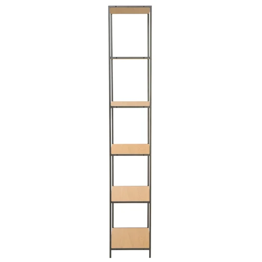 Riiul HARPER 50x30xH180cm, saar/must
