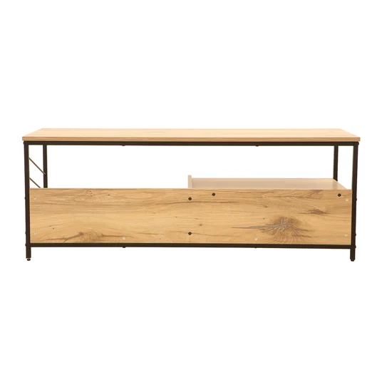 TV laud DIMITRA 120x40xH45cm, rustik/must