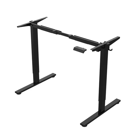 Desk ERGO FIT with 1 motor 120x68xH71,5-116cm, oak/black