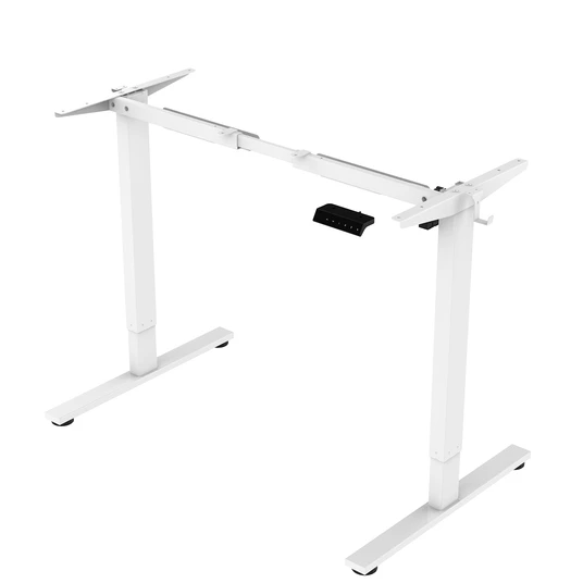 Desk ERGO FIT with 1 motor 120x68xH71,5-116cm, oak/white