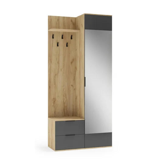 CORAL hall system gold oak / antracite