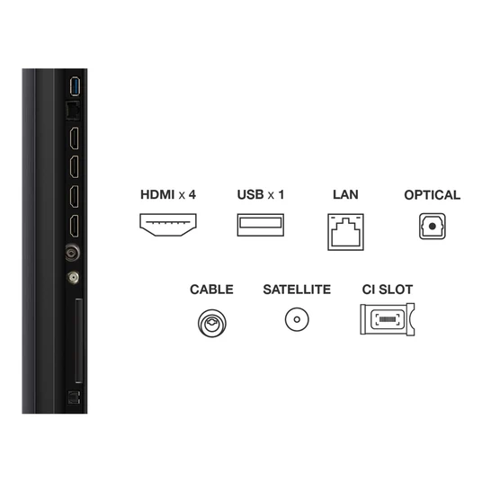 Televizorius TCL 75Q6C QD Mini LED 75" Smart