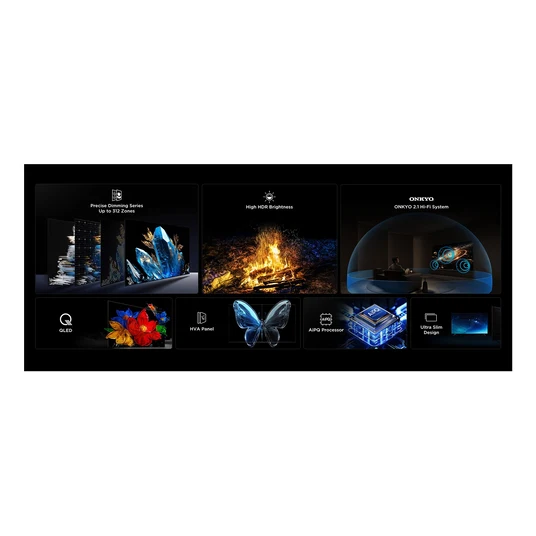 Televizorius TCL 75Q6C QD Mini LED 75" Smart