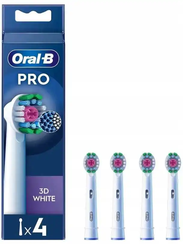Oral-B Pro 3D White -vaihtoharjat, 4