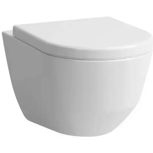 Pakabinamas unitazas PRO NEW (530 x 360 x 430 mm) su stačiu nubėgimu, baltas
