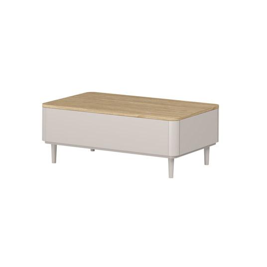 Coffee Table Elivo - Cashmere / Oiled Oak / Cashmere Legs