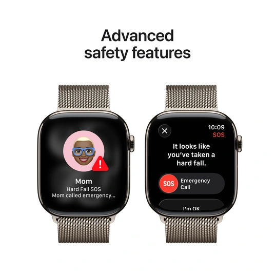 Nutikell Apple Watch Series 11 GPS + Cellular 42 mm, süsimust alumiiniumkorpus ja must spordirihm – M/L MF854ET/A