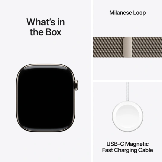 Nutikell Apple Watch Series 11 GPS + Cellular 42 mm, süsimust alumiiniumkorpus ja must spordirihm – M/L MF854ET/A