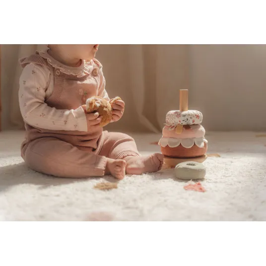Little Dutch minkštas kaladėlių bokštas - elnias Fairy Garden