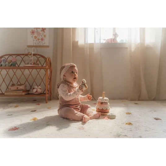 Little Dutch minkštas kaladėlių bokštas - elnias Fairy Garden