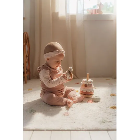 Little Dutch minkštas kaladėlių bokštas - elnias Fairy Garden
