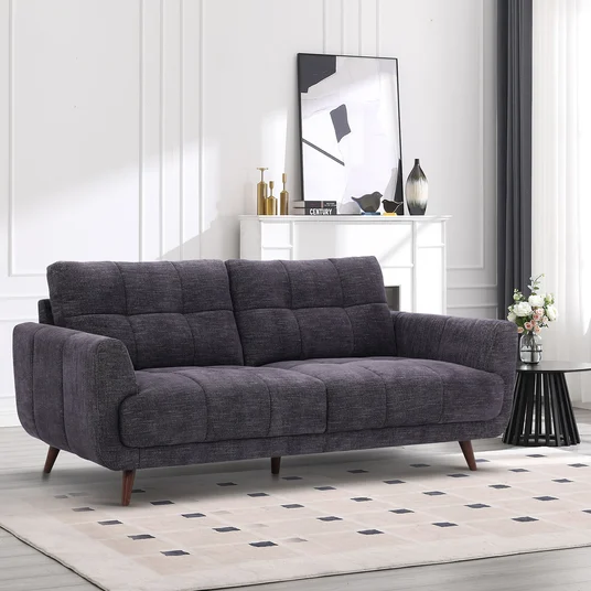 Sofa STEVE 3-seater, dark grey