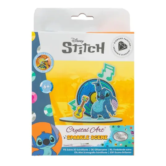 DISNEY STITCH CRYSTAL ART kūrybinis rinkinys „Muzikantas Stičas“