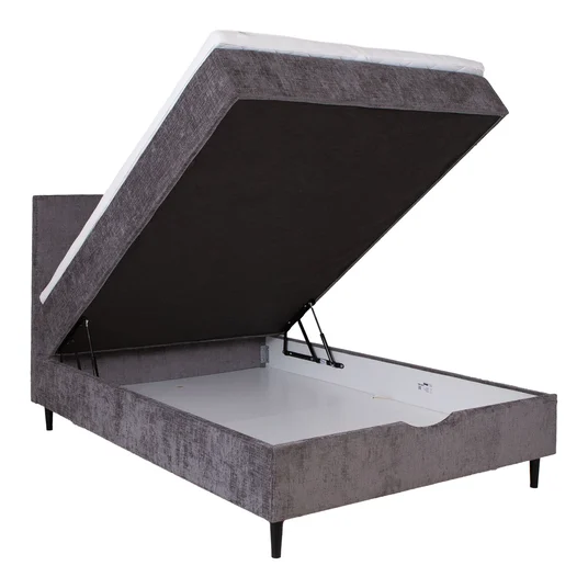 Continental bed LAARA 120x200cm, graphite