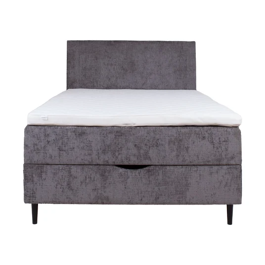 Continental bed LAARA 120x200cm, graphite