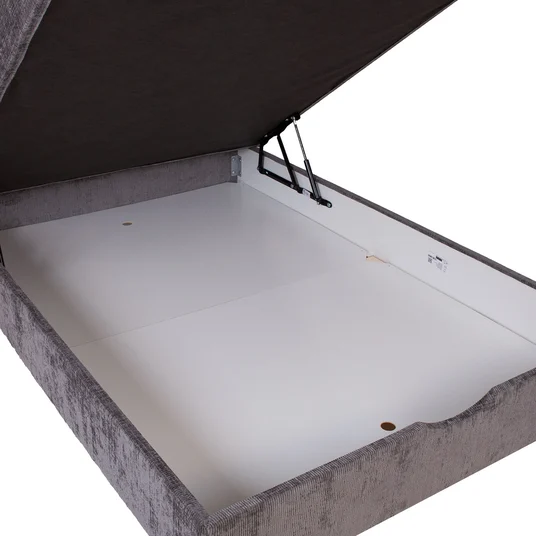 Continental bed LAARA 120x200cm, graphite