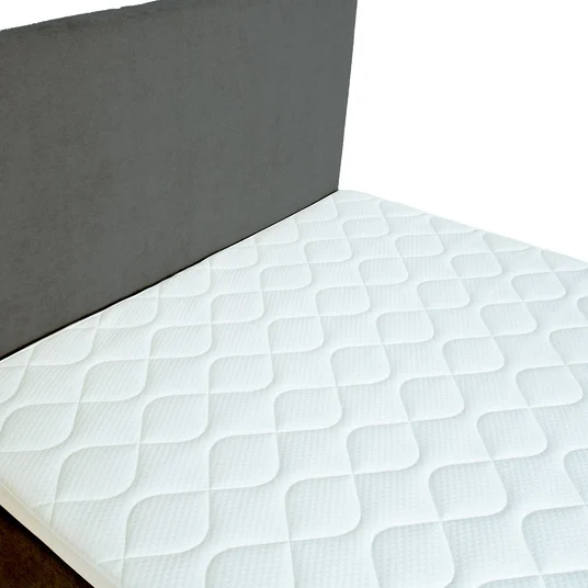 Continental bed LAARA 90x200cm, dark grey