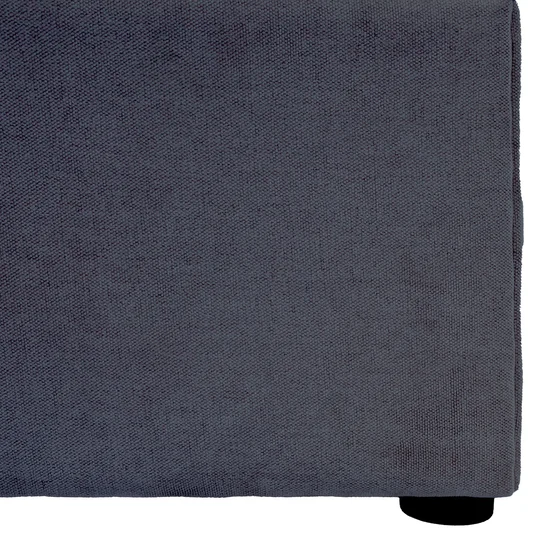 Kontinentaalvoodi LEVI 160x200cm, madratsiga, tumehall, 163x210xH114,5cm