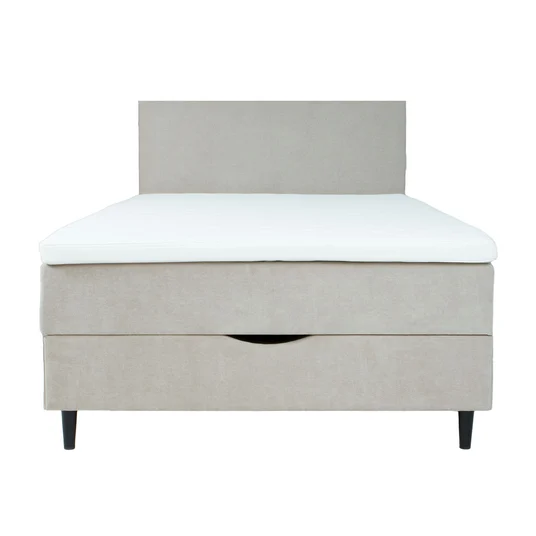 Continental bed LAARA 120x200cm, dark beige