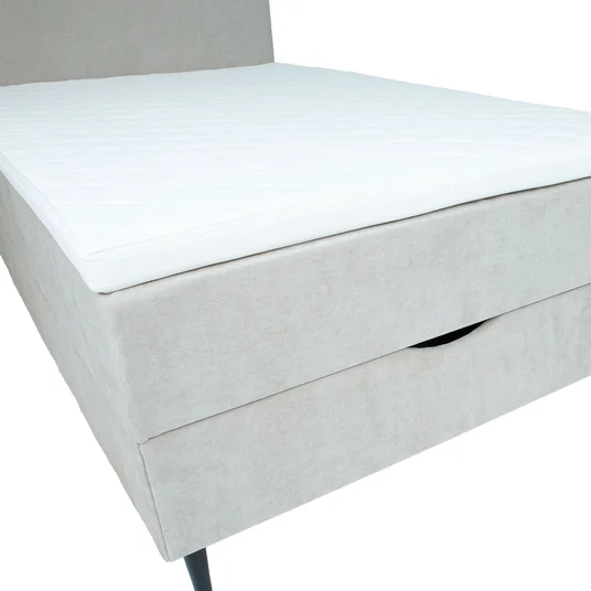 Continental bed LAARA 120x200cm, dark beige